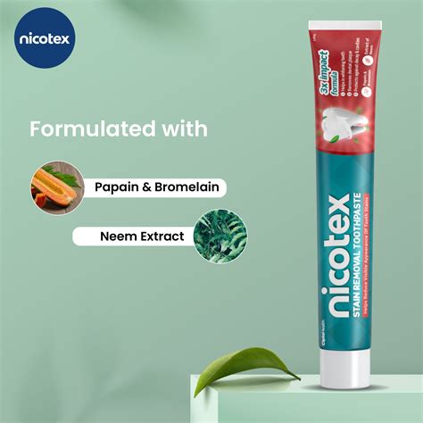 Nicotex Stain Removal Toothpaste - 100g