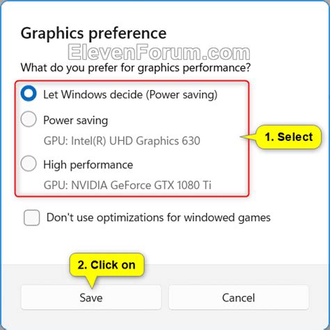 Rezultat imagine pentru Graphics Performance Preference