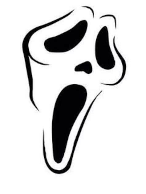 scream drawing simple