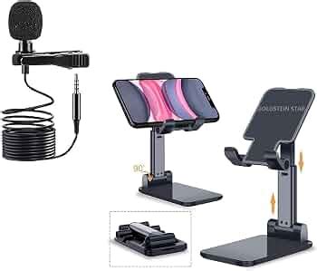 GS Professional Collar Mic for YouTube Grade Lavalier Microphone with ...