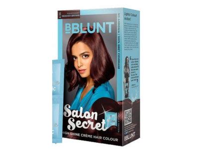 BBLUNT Salon Secret High Shine Creme Hair Colour, Chocolate Dark Brown ...