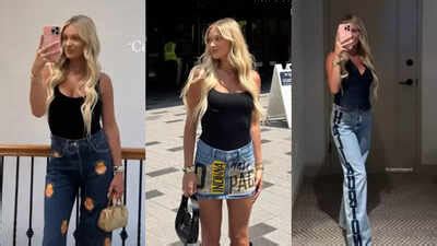 Jade Jones channels boyfriend Tyrese Haliburton in her custom NBA ...