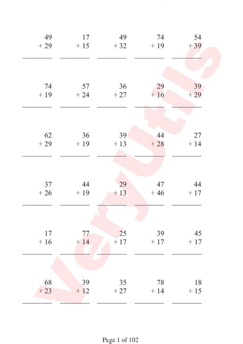 Print Math Worksheets 的图像结果