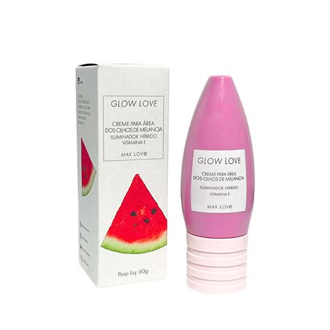 Creme Para Área dos Olhos de Melancia Glow Love - Max Love - Bem Mulher ...