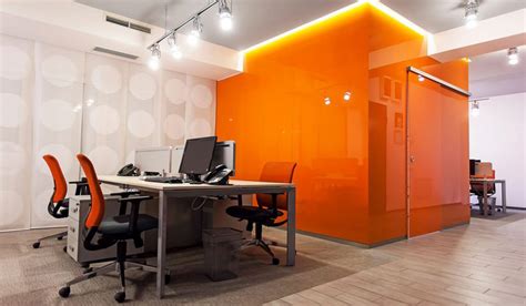 财务公司办公室装修设计效果图_岚禾办公室设计