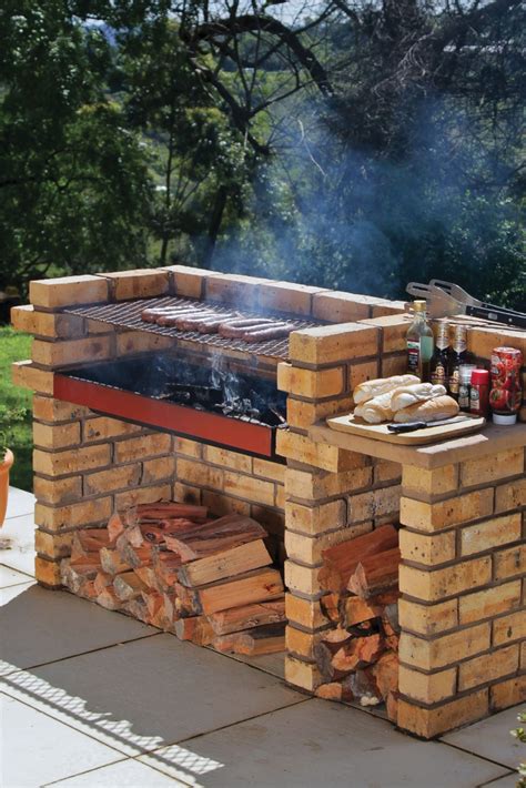 Take your braaiing to the next level with this DIY built-in braai ...