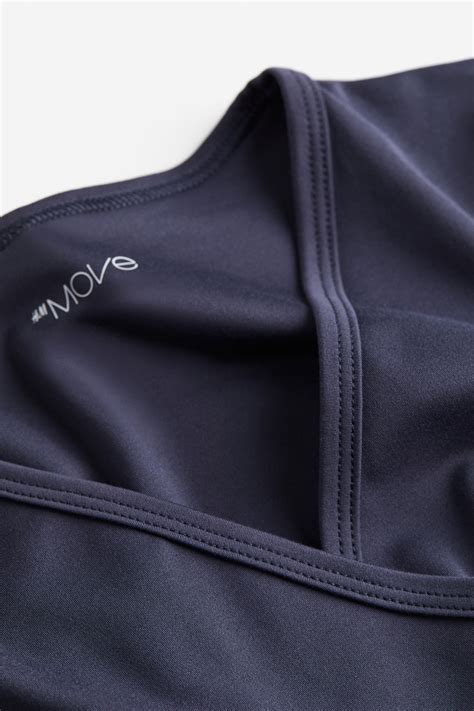 SoftMove™ Sports wrap top - Steel blue - Kids | H&M IN
