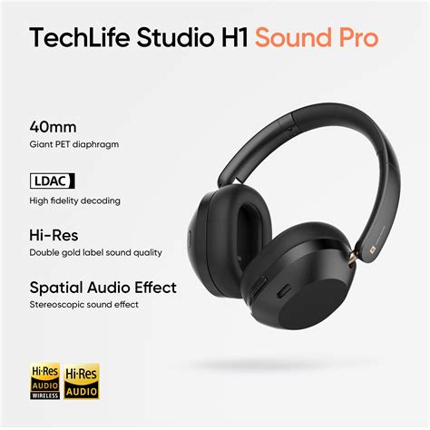 Buy realme TechLife Studio H1 Over the Ear Headphone with 70 Hours ...