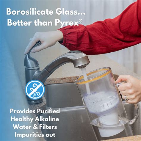 Buy Glass Pitcher of Life Alkaline Water Pitcher - Super Alkaline Water ...