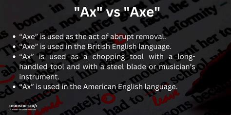 Ax vs Axe: Difference between Them and How to correctly use them ...
