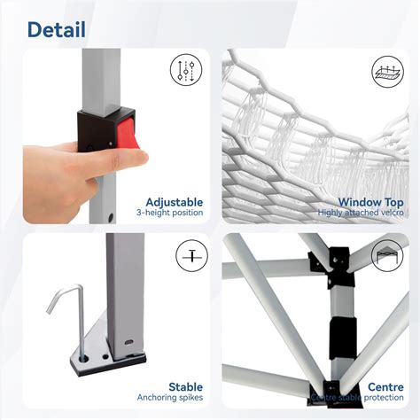 Snapklik.com : PHI VILLA Outdoor Pop Up Canopy 10x10 Tent Camping Sun ...