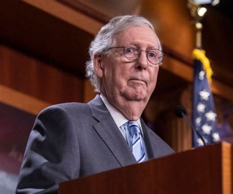 Trump, Biden Wish GOP Leader McConnell Well After Fall, Hospital Visit ...