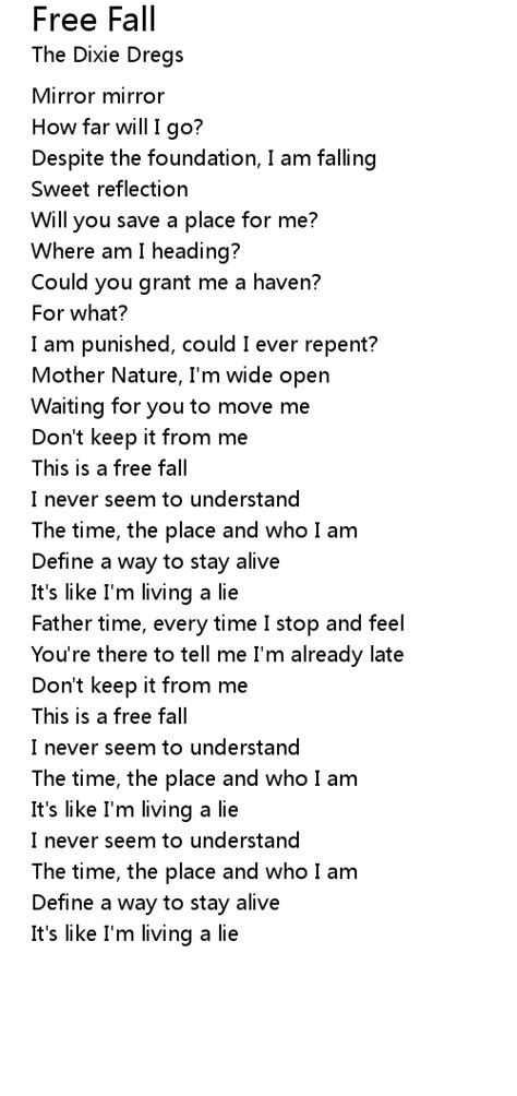 Free Fall Song 的图像结果