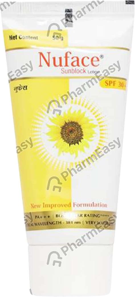 Buy NUFACE SUNBLOCK SPF 30 PLUS LOTION 50GM Online & Get Upto 60% OFF ...
