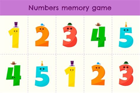 Hand drawn memory game cards | Free Vector
