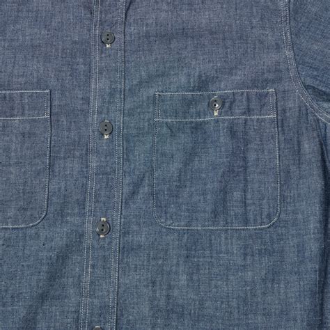 Full Count 4821 5oz Chambray Work Shirt - Indigo Blue | SON OF A STAG