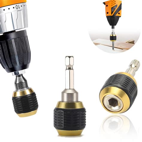 Kliffoo Screwdriver Drill Bit Holder with 1/4in Hex Shank Universal ...