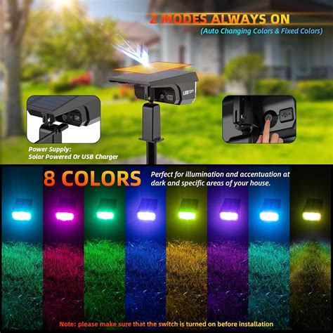 LEREKAM Solar Outdoor,40 LEDs Color Changing RGB Solar India | Ubuy