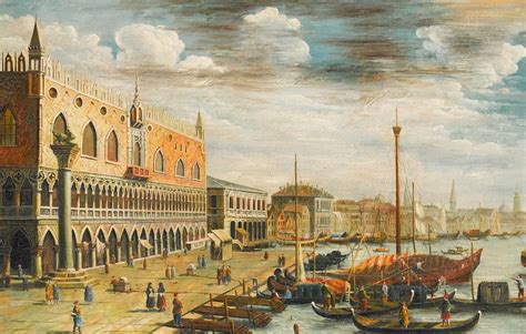 MANNER OF ANTONIO CANAL, CALLED CANALETTO | VENICE, A VIEW OF THE DOGE'S PALACE | Old Master ...