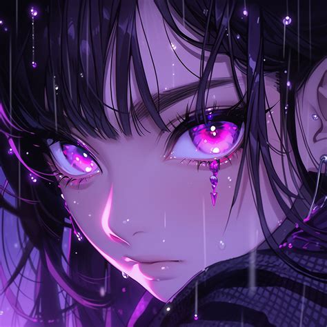 Anime Girl Purple Eyes Wallpapers - Wallpaper Cave
