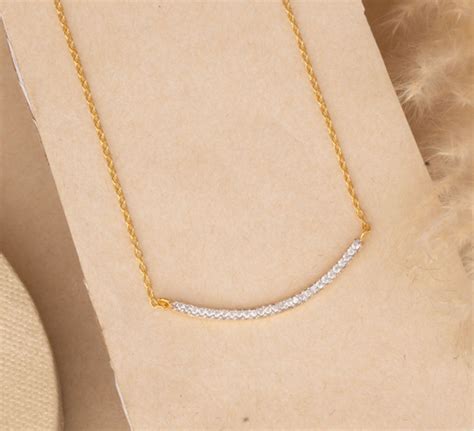Minimal Gold Neck Chain – Silver Tokri