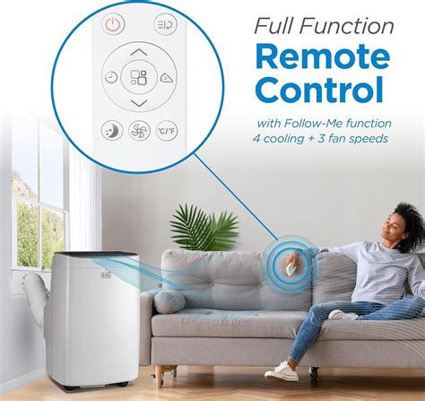 Portable 8000 BTU AC Unit | 3-in-1 Cool Fan Dehumidifier | 350 SqFt ...