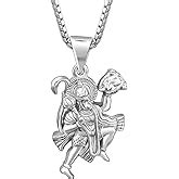 GIVA AVNI 925 Oxidised Silver Goddess Eye Pendant with Box Chain ...