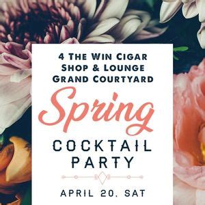 Cigars & Cocktails in The Grand Courtyard, 110 W. Lincoln St ...