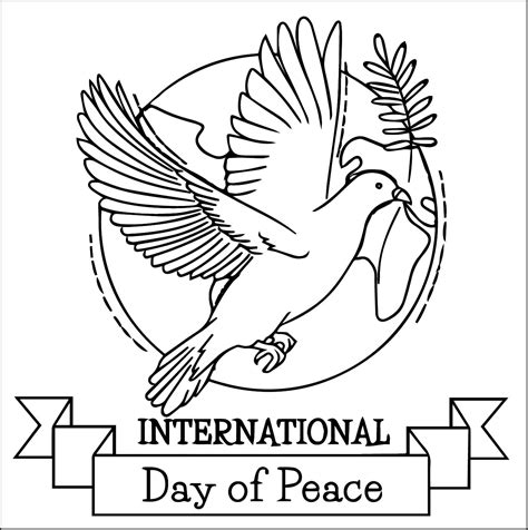 International Day of Peace coloring pages - ColoringLib