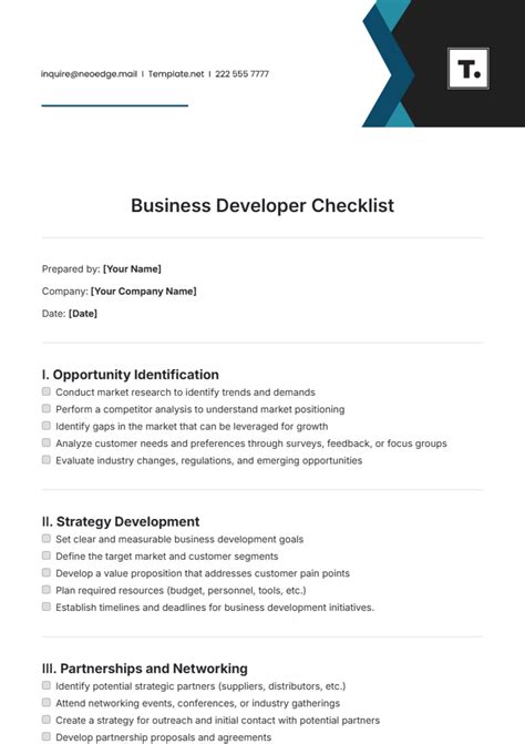 Image result for Business Process Checklist Template
