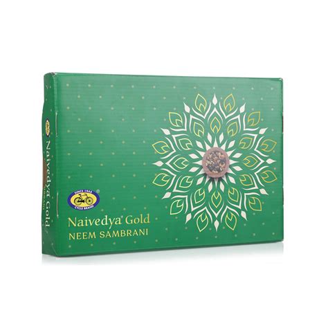 Naivedya Gold Neem Sambrani Cups (18 pcs + Holder) – Cycle.in