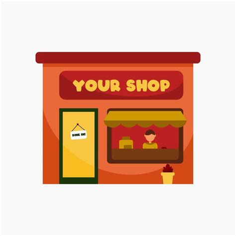 Shop Cartoon Logo Vector 的图像结果