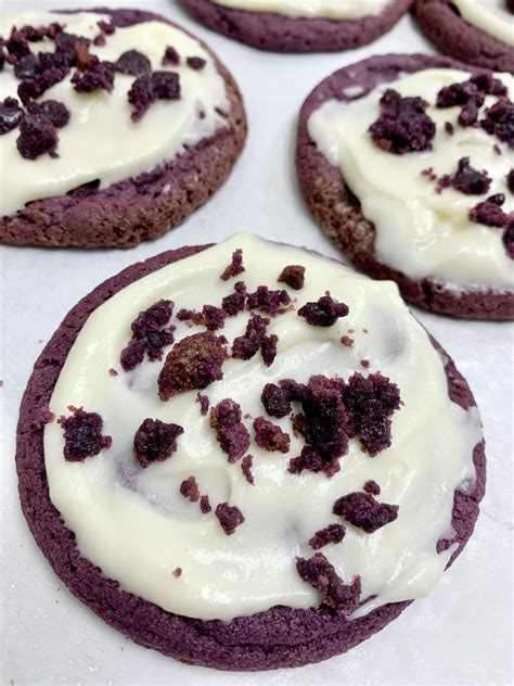 Ube Cookies, Sweet Purple Yam Cookies, Taro Cookies, Purple Cookies ...