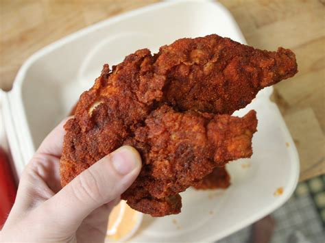 I tried spicy chicken tenders from Dave's Hot Chicken and Chicken Guy ...