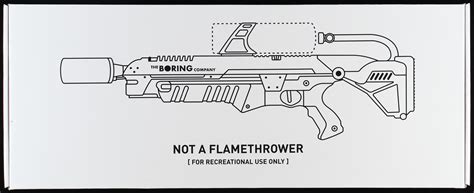 The Boring Company "Not A Flamethrower" With Original Box and Manual ...