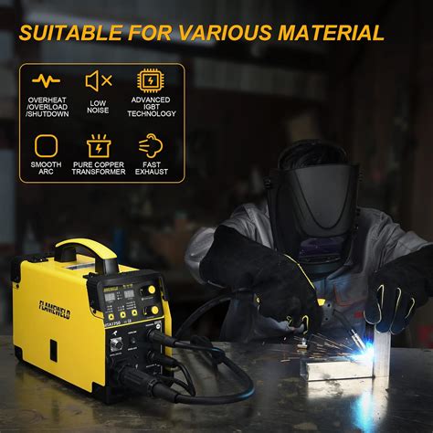 Flameweld MIG145FX 145Amps Dual Voltage Gasless Flux India | Ubuy
