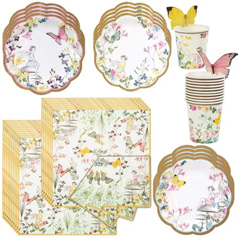 Talking Tables Truly Fairy Party Bundle | Designer Plates, Napkins, and ...