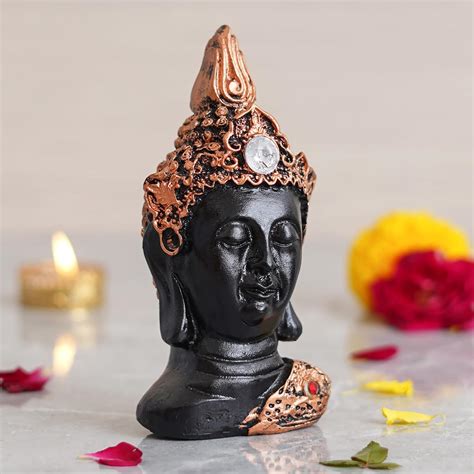 Webelkart Premium Blessing Buddha Head Statue Home and Office Decor ...