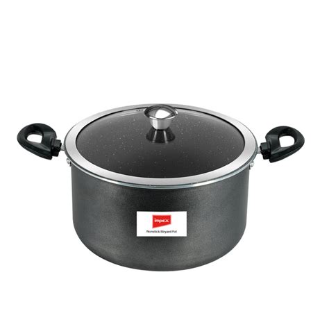 Impex Biryani Pot 10 Ltr With RIB (IBP10) – Non-Stick, Induction Frien ...