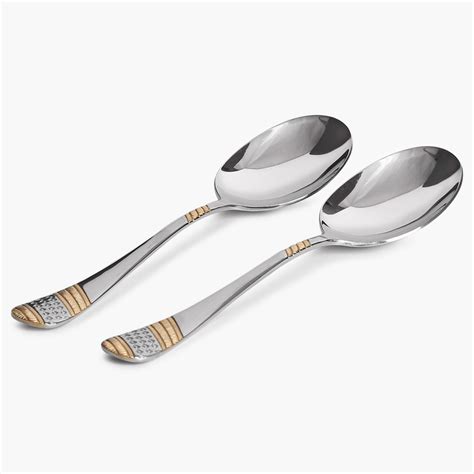Buy FNS Imperio Serving Spoon - Set Of 2 Pcs. from FNS at just INR 905.0