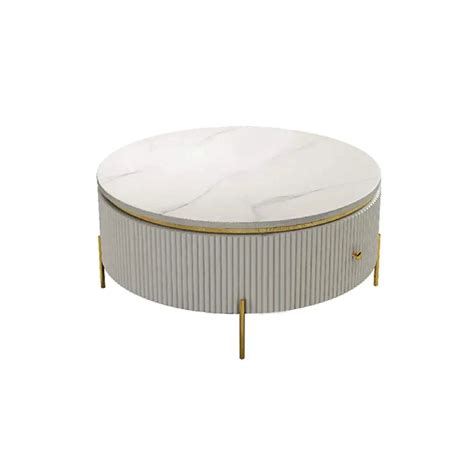 Modern delicate round coffee table – Indian Nest