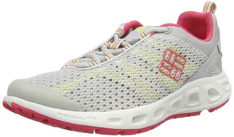 Columbia Women's Drainmaker III Water Shoe, Oyster/Tango Pink, 7 B US ...