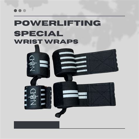 Powerlifting Combo - NBD Elbow Wraps + Powerlifting Special 'Wrist Wra ...