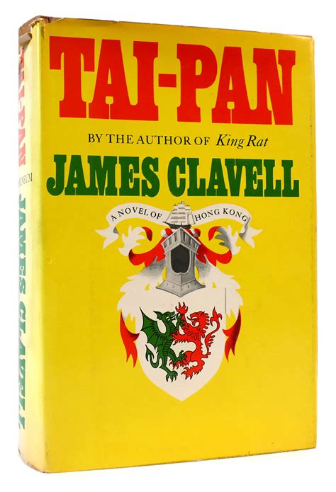 TAI-PAN by James Clavell: Hardcover (1967) First Edition; Eleventh ...