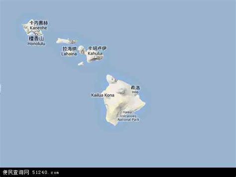 美国的夏威夷岛在哪 地图_百度知道