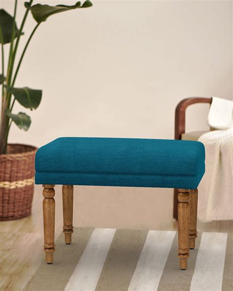 Nawaab Bench Small - Mediterranian Blue