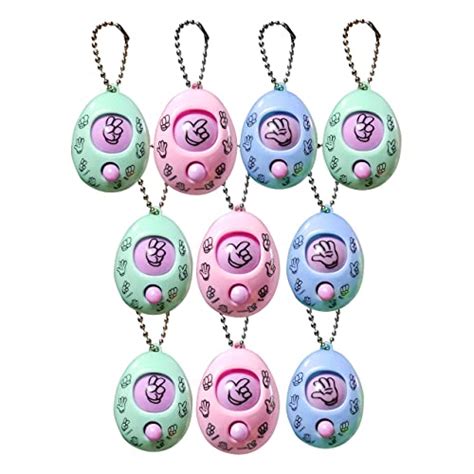 MONKEYTAIL Rock Paper Scissor Game Key Chain | Set of 10 | for ...
