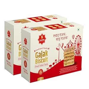 SAHU GAJAK BHANDAR Gur Ki Khasta Gajjak 1000 Gram | Sesame Chikki ...