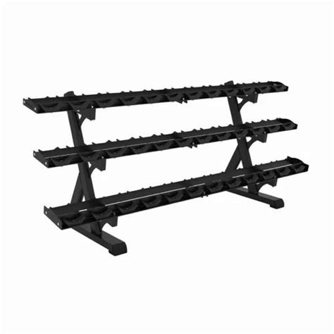 Maveric Benches - MU-1026-S 3 TIER DUMBBELL RACK WITH SADDLE OVAL (8FT ...