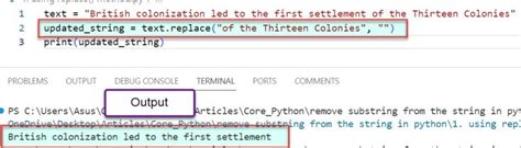 Image result for Python Remove Section From String